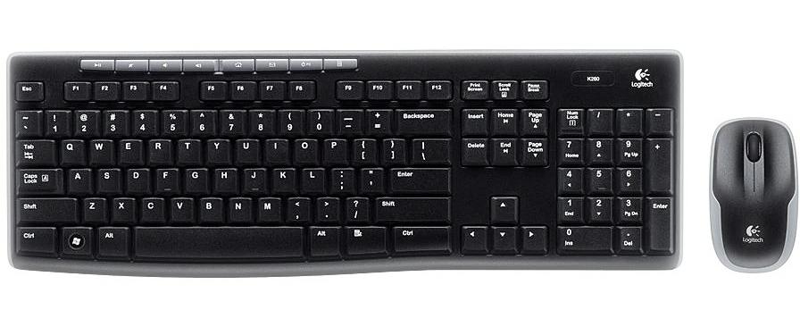 Bezvadu klaviatūra ar peli Logitech MK270