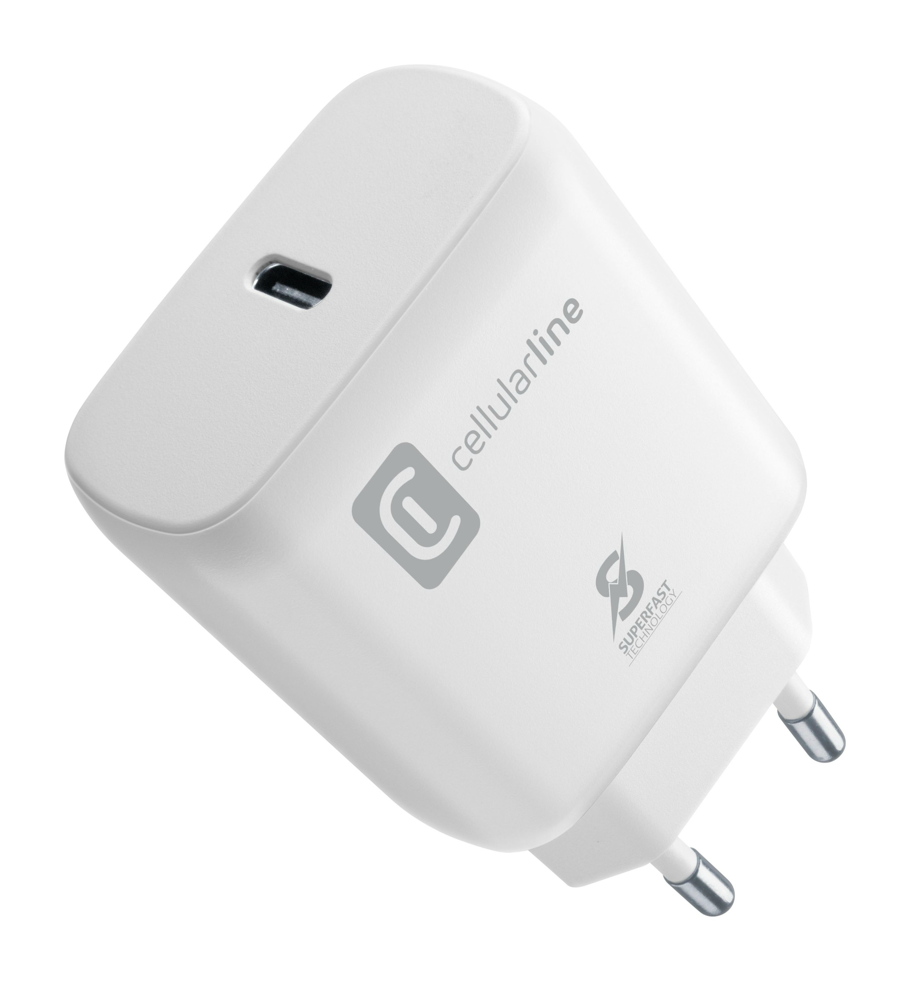 Tīkla lādētāja adapteris USB-C 25W Cellularline