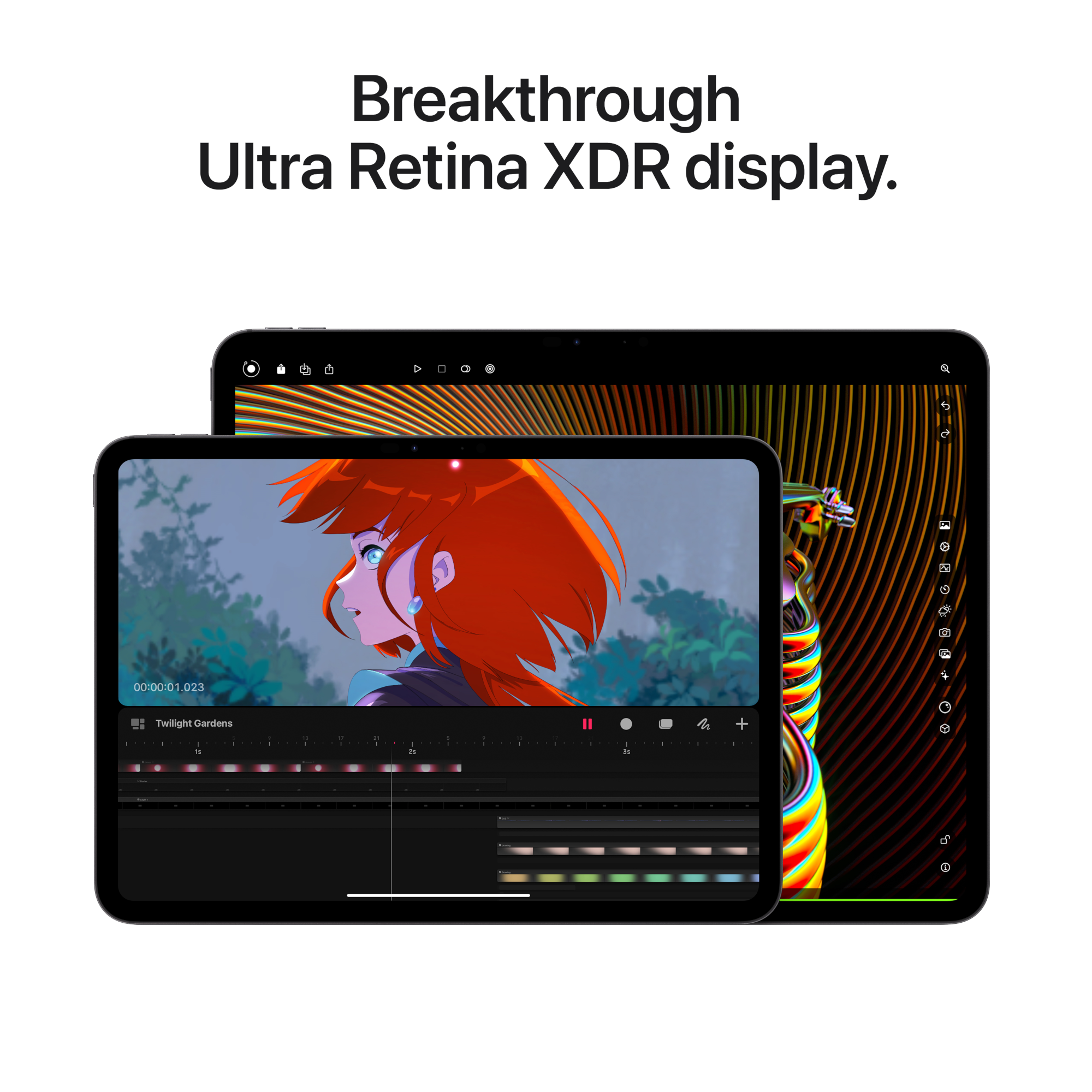 iPad Pro 13 M4 Cellular Space Black PDP Image Position 4  ce WW