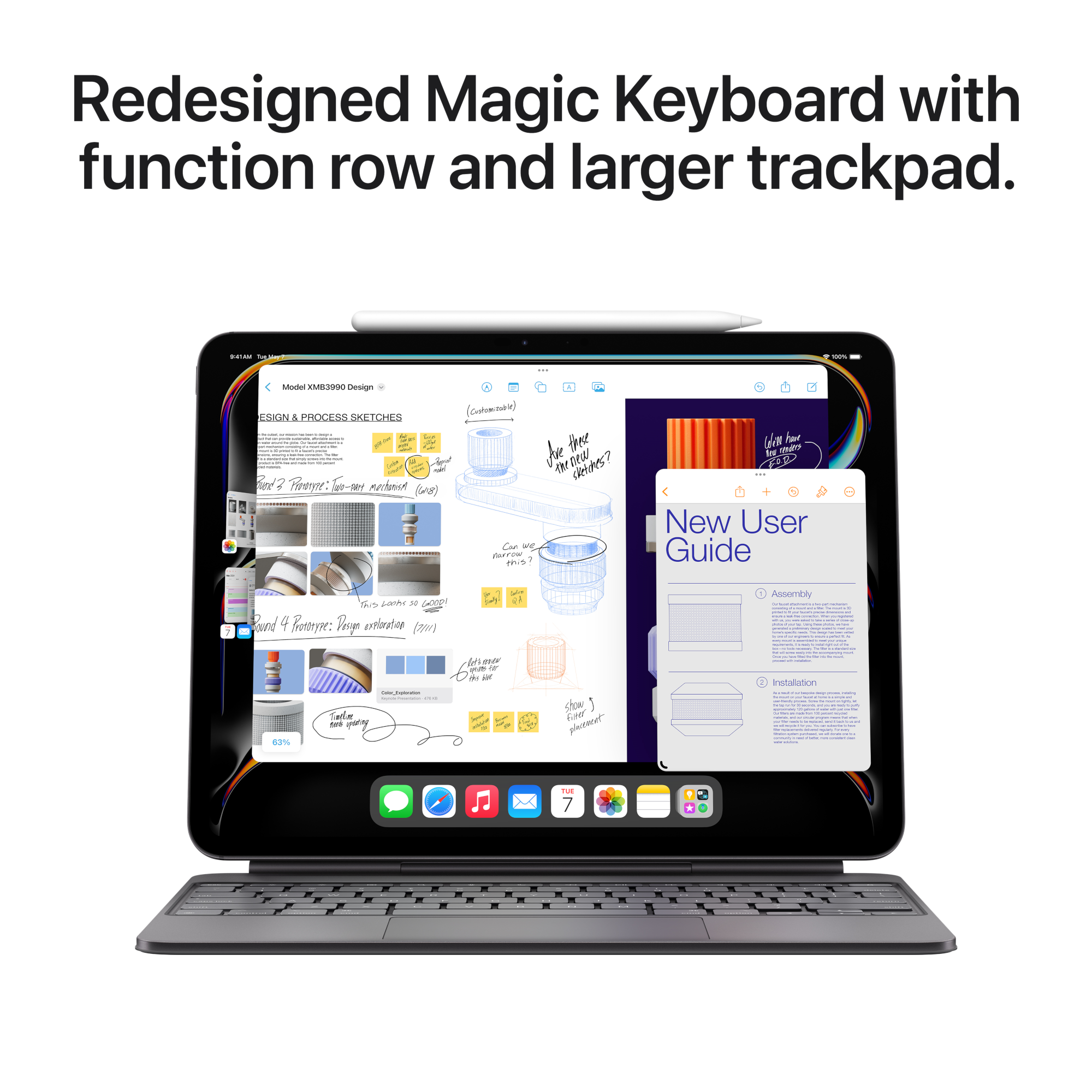 iPad Pro 13 M4 Cellular Space Black PDP Image Position 7  ce WW