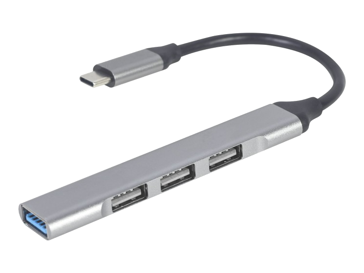 Gembird adapteris (USB-C) 3x USB-A 2.0, 1x USB-A 3.0