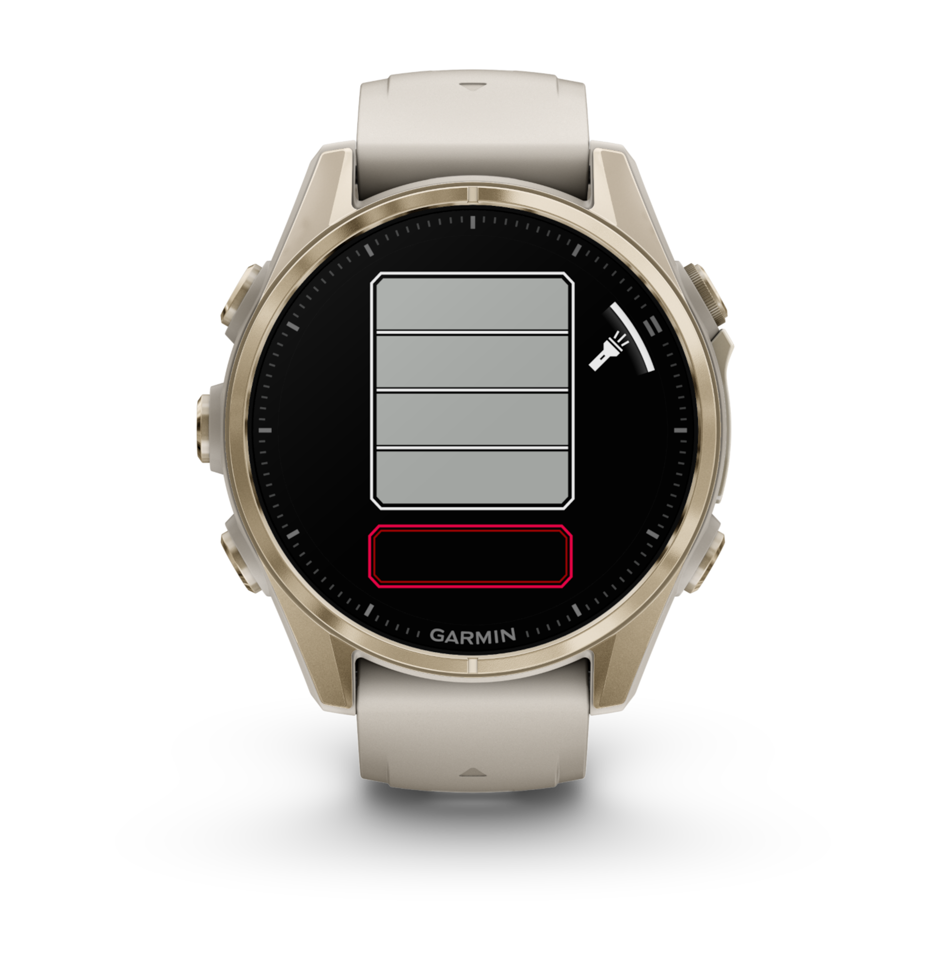 9 fenix8 43 hr softgold foggray front 0007 fenix8 flashlight