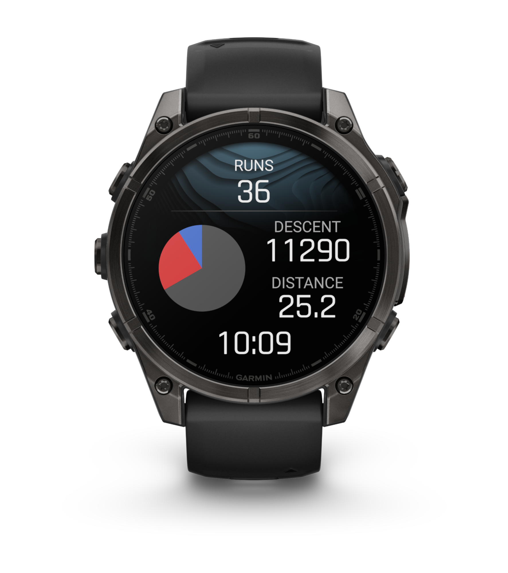 fenix8 47 hr carbongray black front 0010 fenix8 ski difficulty tracking
