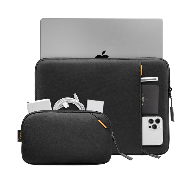 2 tomtoc sleeve accessory pouch 16 black