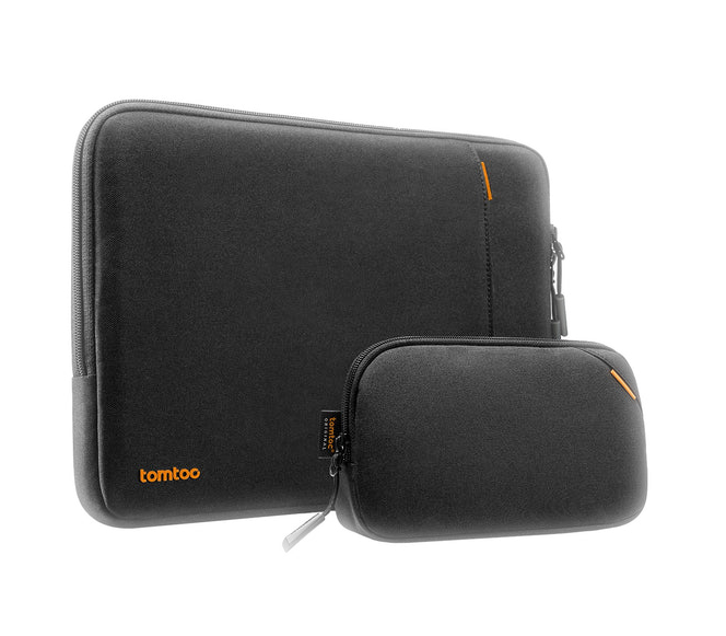 5 tomtoc sleeve accessory pouch 16 black