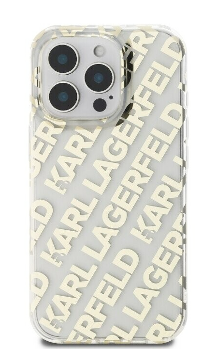 iPhone 16 Pro Max Karl Lagerfeld Electroplated Repeated Logo