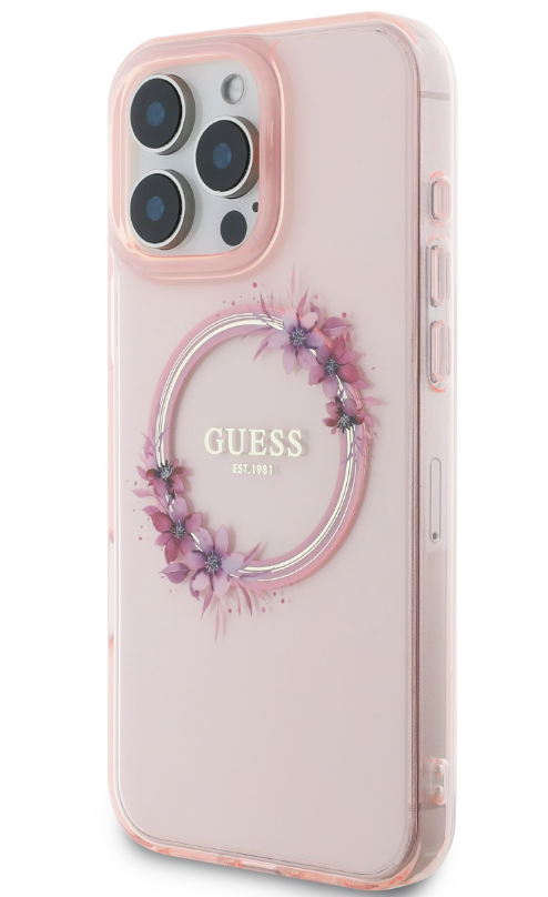 2 iphone 16 pro pro max guess flower case