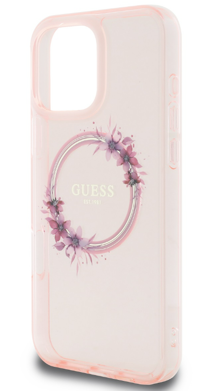 3 iphone 16 pro pro max guess flower case