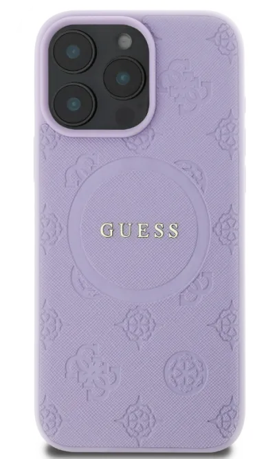 iPhone 16 Pro Max Guess Saffiano vāciņš ar MagSafe
