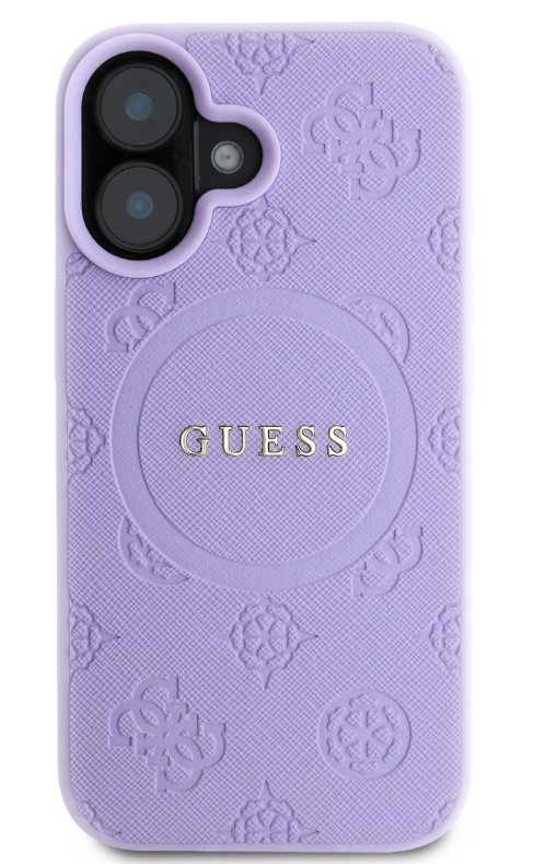 1 iphone 16 guess saffiano peony purple