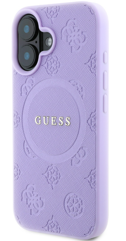 2 iphone 16 guess saffiano peony purple