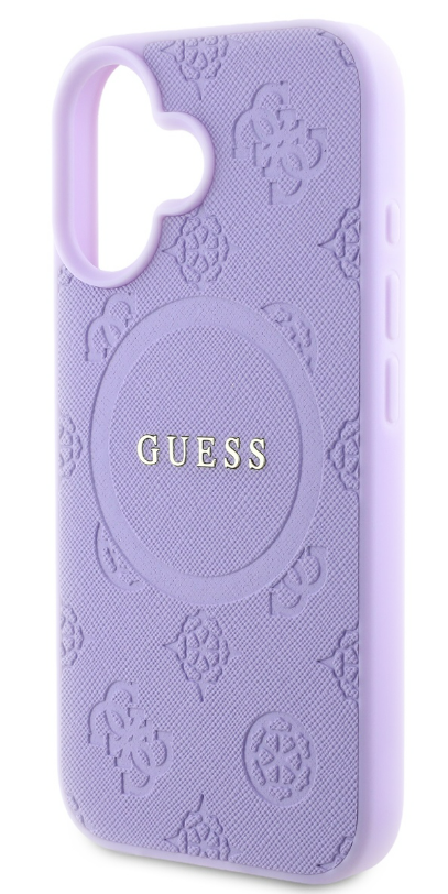 3 iphone 16 guess saffiano peony purple