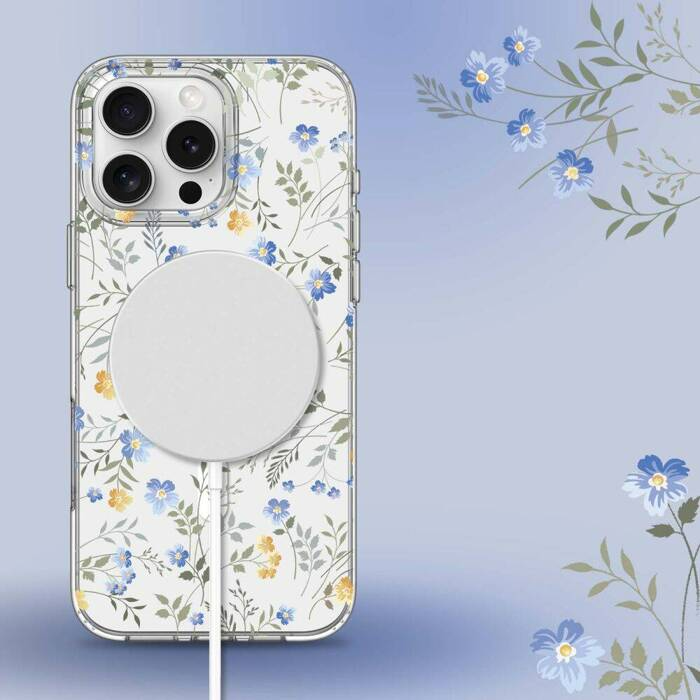 4 iphone 16 pro tech protect magsafe spring flowers