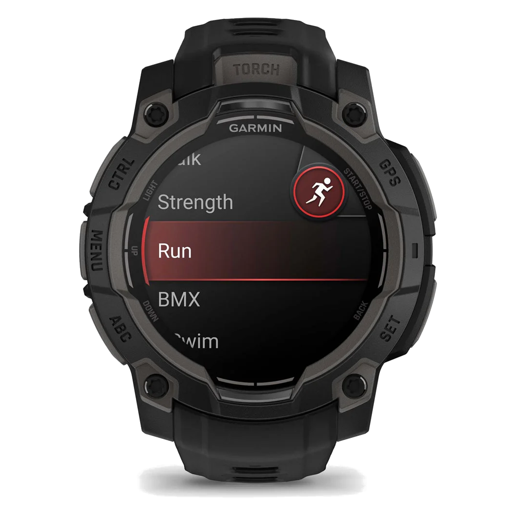 5 garmin instinct 3 45mm amoled black with black band