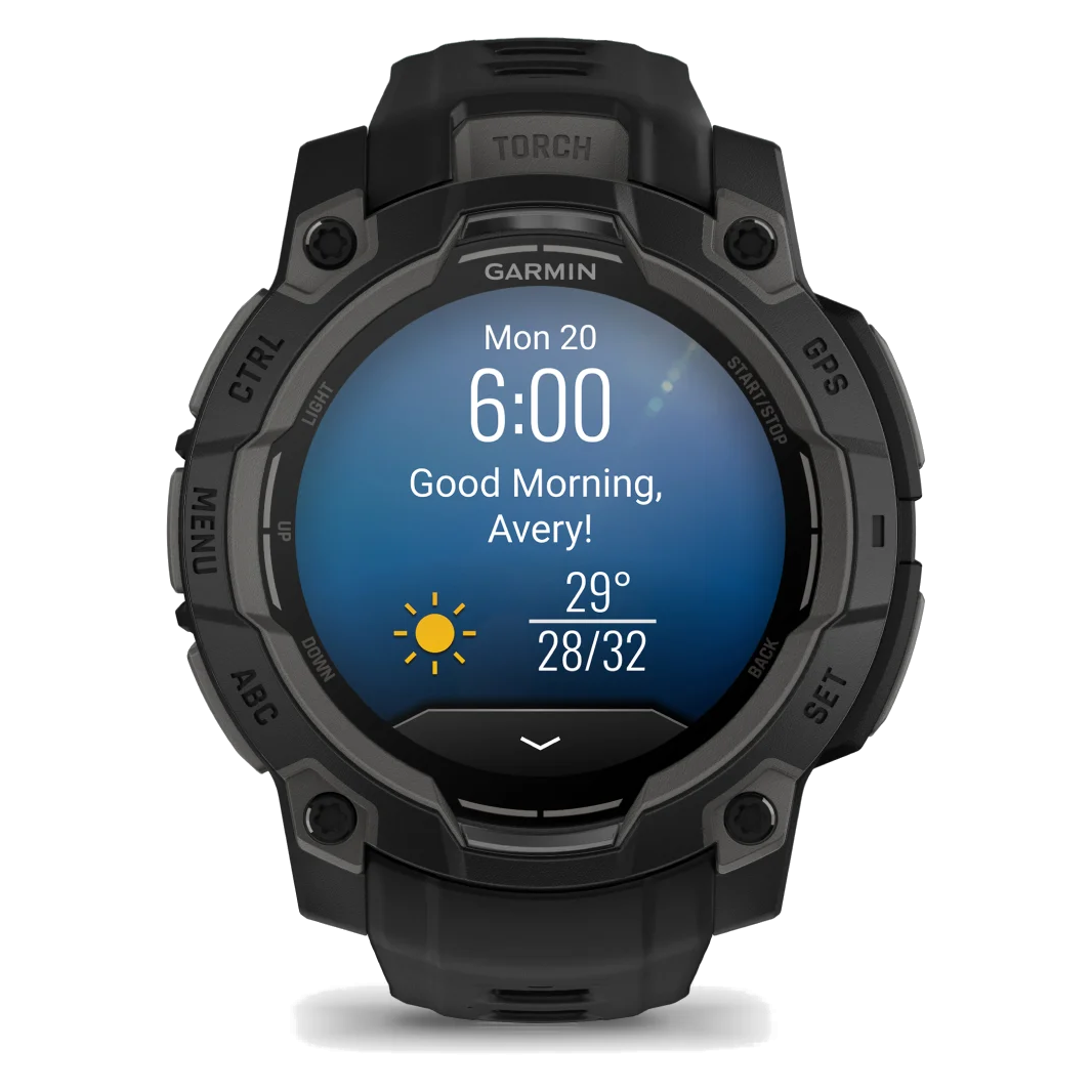 14 garmin instinct 3 45mm amoled black with black band