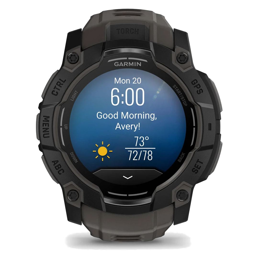 13 garmin instinct 3 50mm amoled black with charcoal band