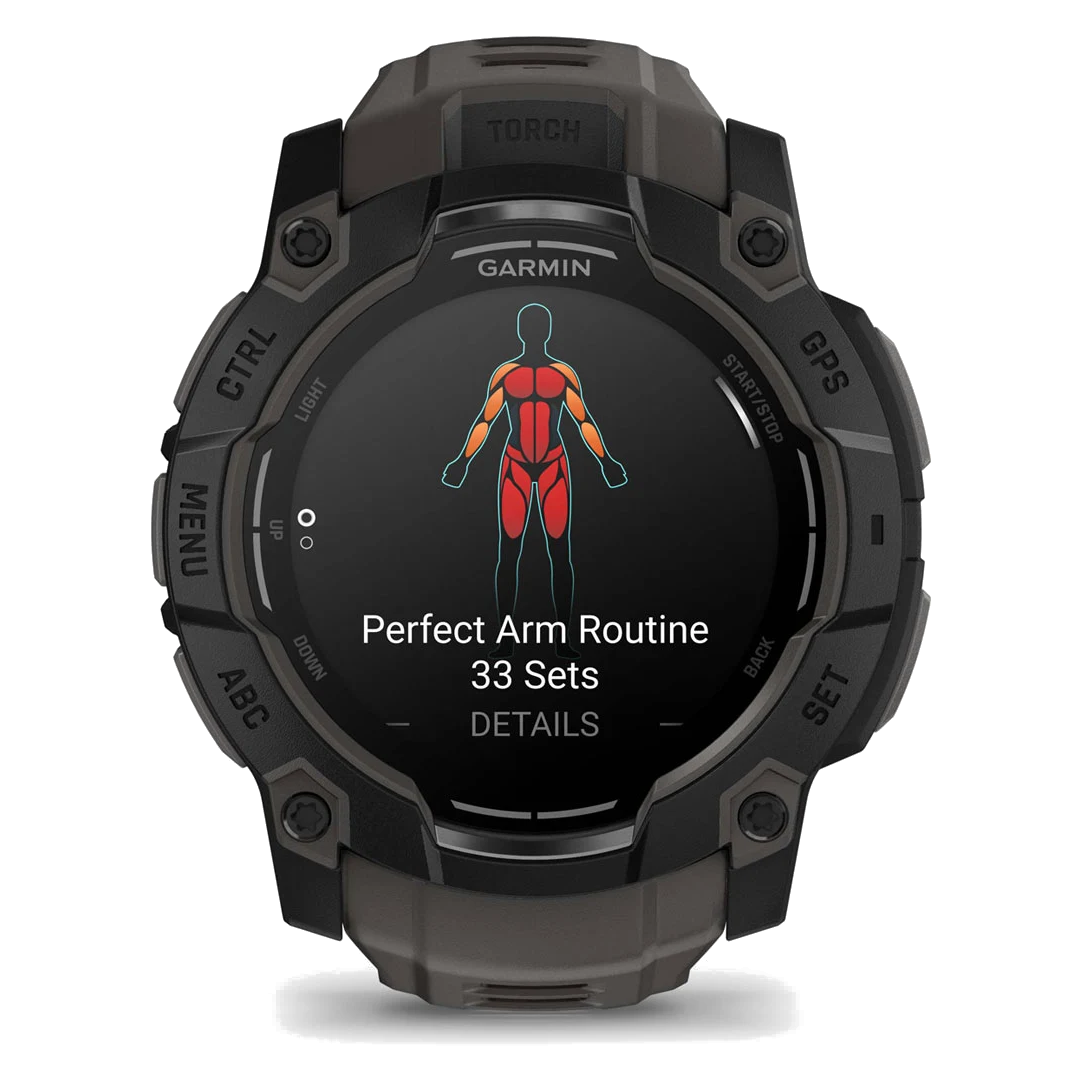 7 garmin instinct 3 50mm amoled black with charcoal band