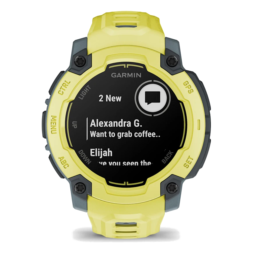 13 garmin instinct e 45mm electric lime with electric lime band