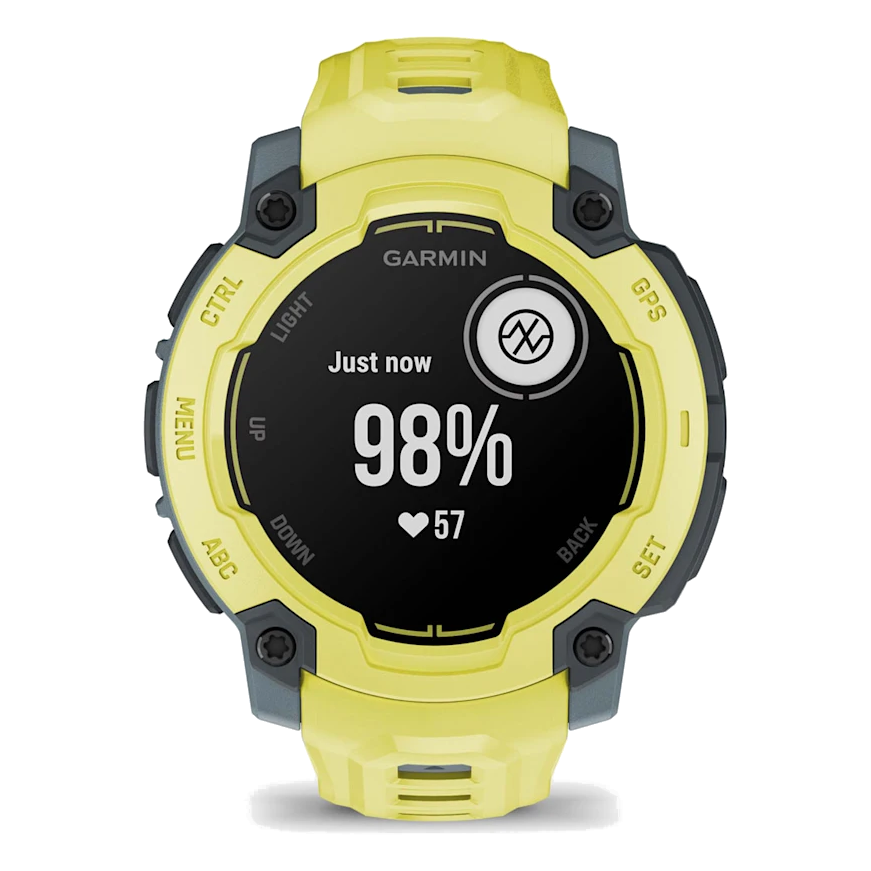 12 garmin instinct e 45mm electric lime with electric lime band