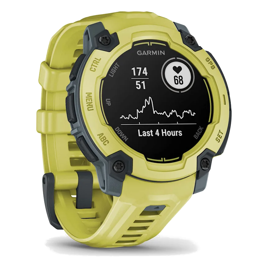 6 garmin instinct e 45mm electric lime with electric lime band