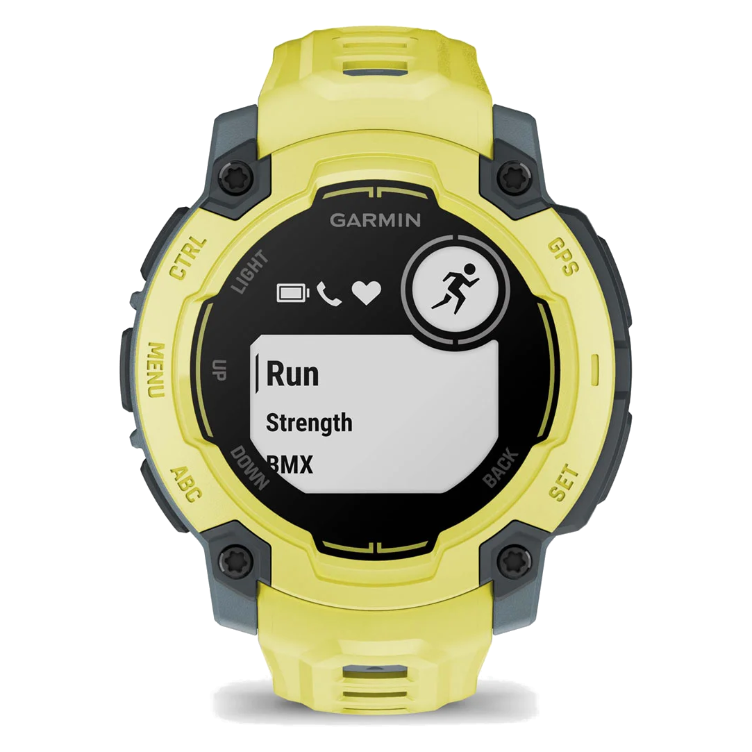 5 garmin instinct e 45mm electric lime with electric lime band