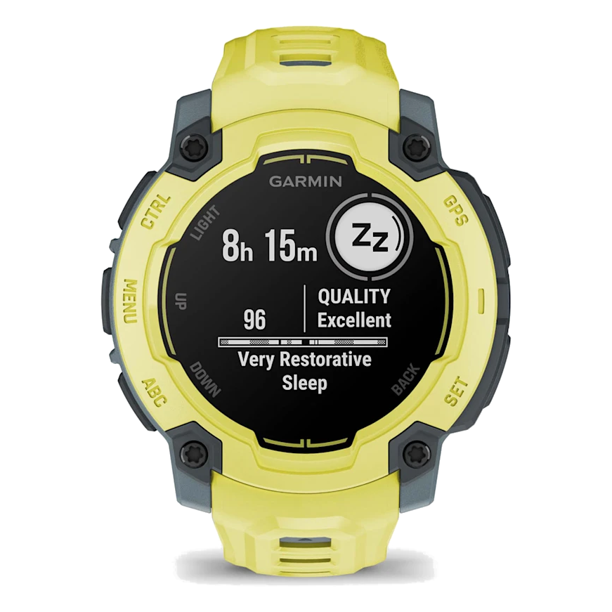 8 garmin instinct e 45mm electric lime with electric lime band