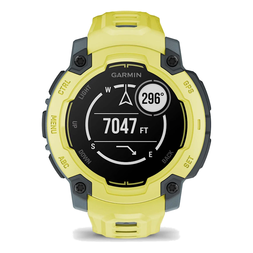 7 garmin instinct e 45mm electric lime with electric lime band