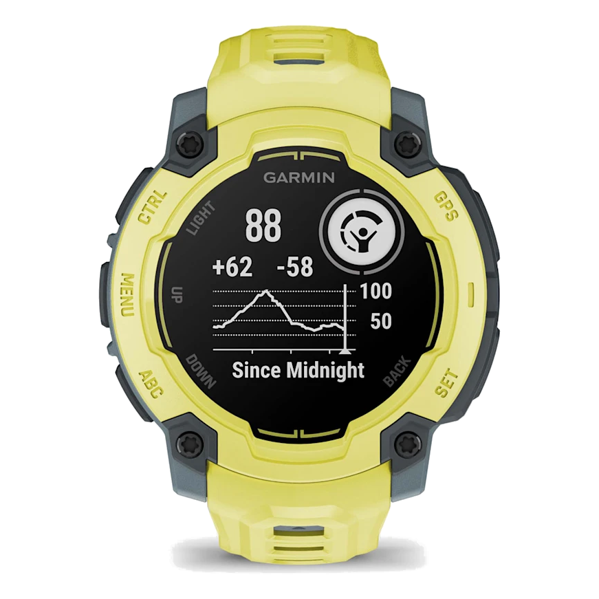 9 garmin instinct e 45mm electric lime with electric lime band