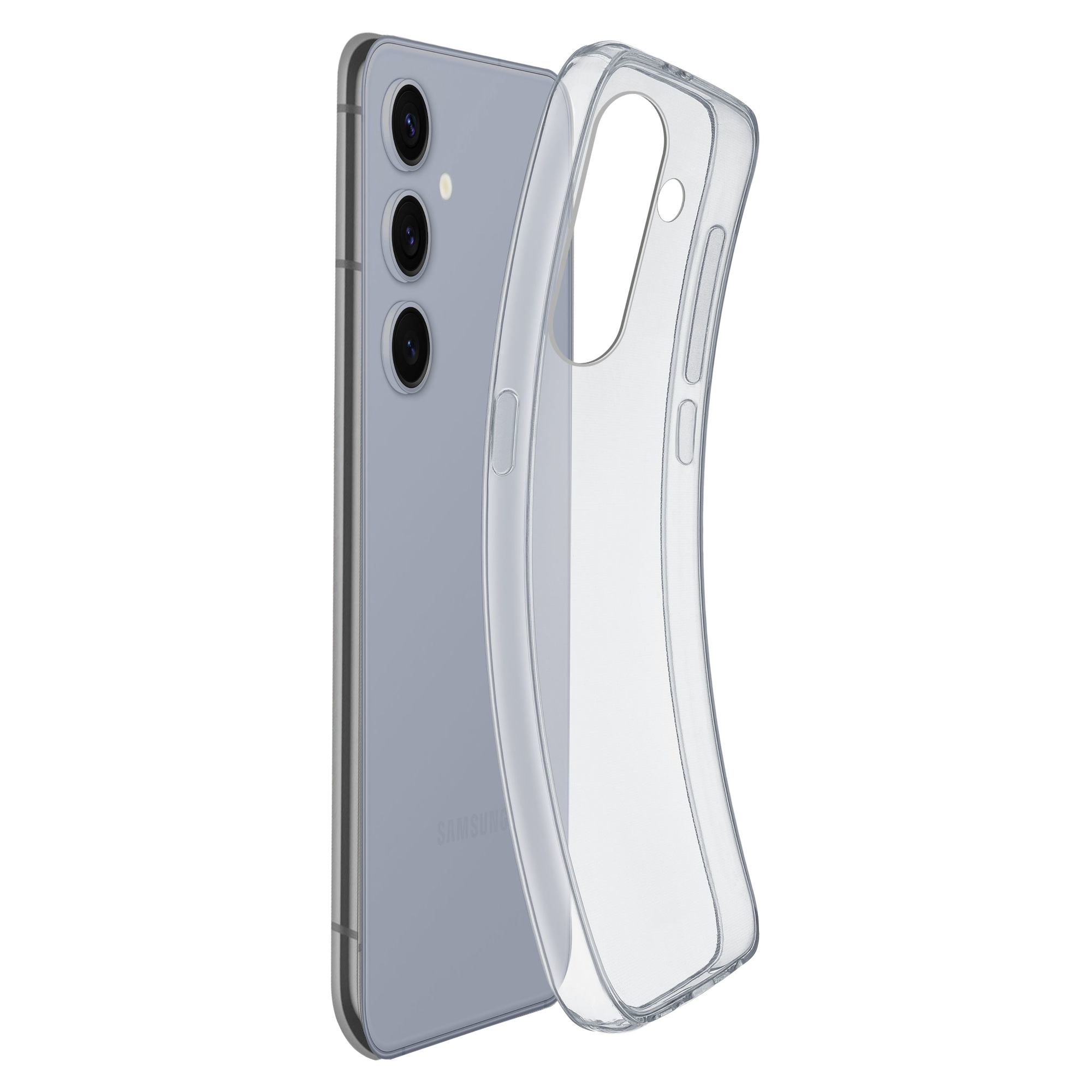 1 samsung galaxy s25 cellularline fine rubber transparent