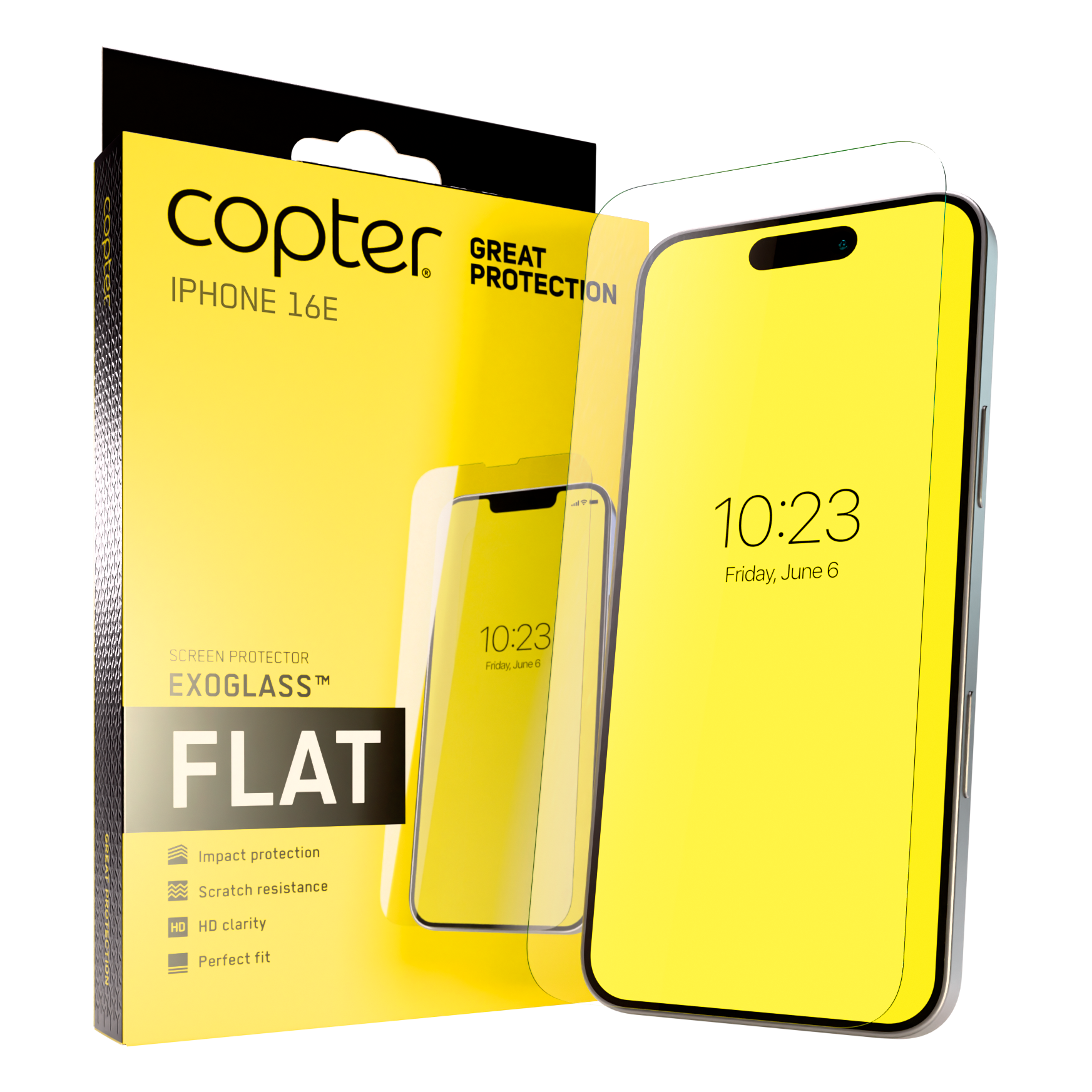 iPhone 16e Copter Exoglass Screen Protector