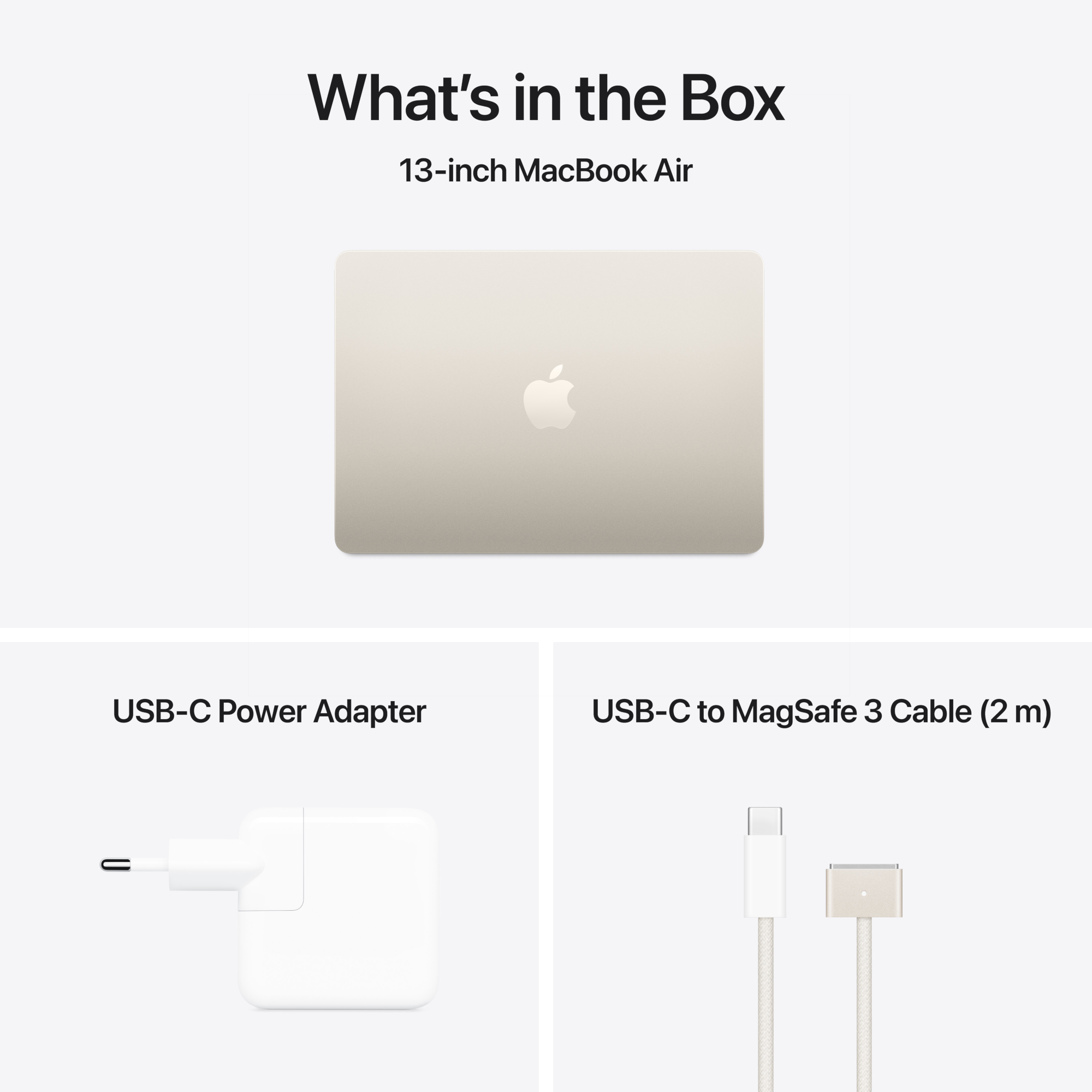 10 macbook air 13 inch m4 starlight