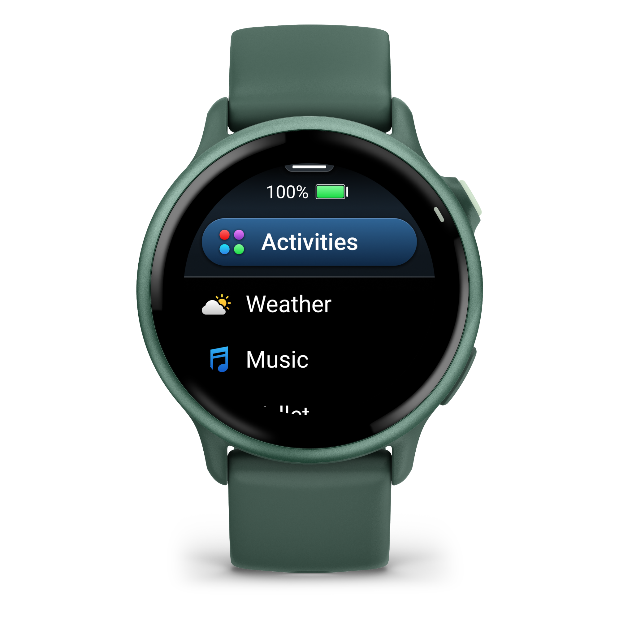 7 garmin vivoactive 6 metallic jasper green with jasper green band