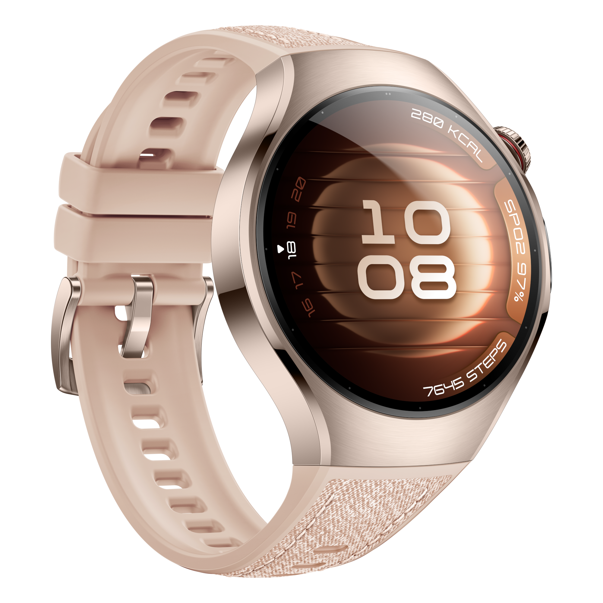 3 huawei watch 5 42mm lte stellar beige beige composite strap