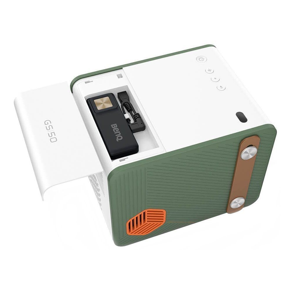 9 benq gs50 full hd projector green white