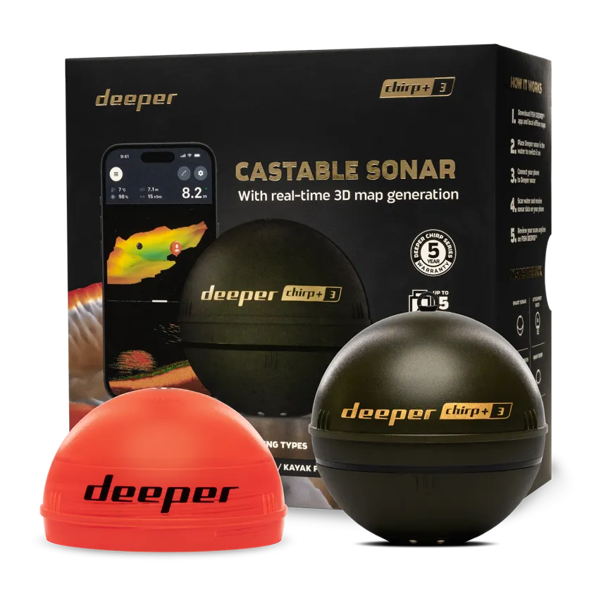 その他 Deeper CHIRP+ Amazon | Deeper CHIRP+ ワイヤレススマート魚群探知機、GPS内蔵