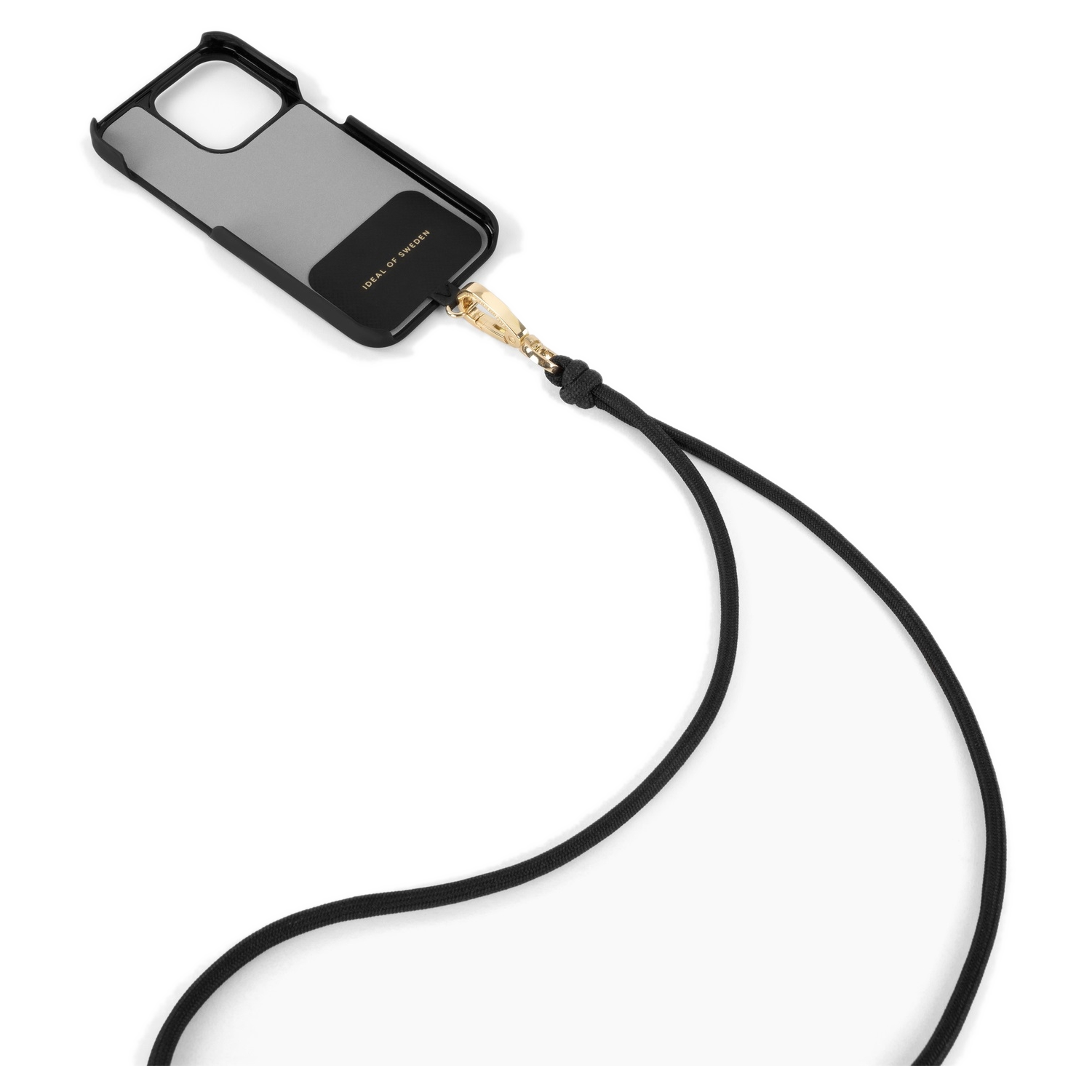 2 cord phone strap ideal of sweden black