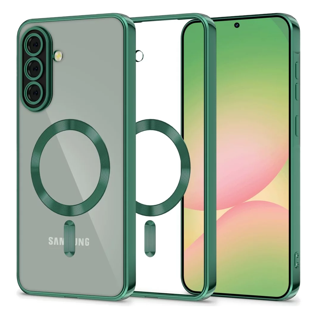samsung galaxy a56 tech protect magflex jungle green