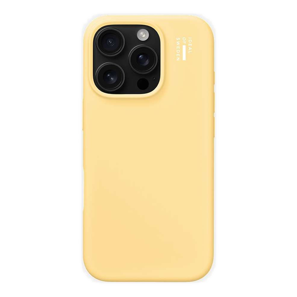iPhone 16 Pro iDeal Magsafe Soft Lemon Case