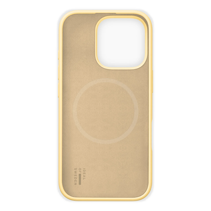 2 iphone 16 pro max ideal magsafe silicone soft lemon
