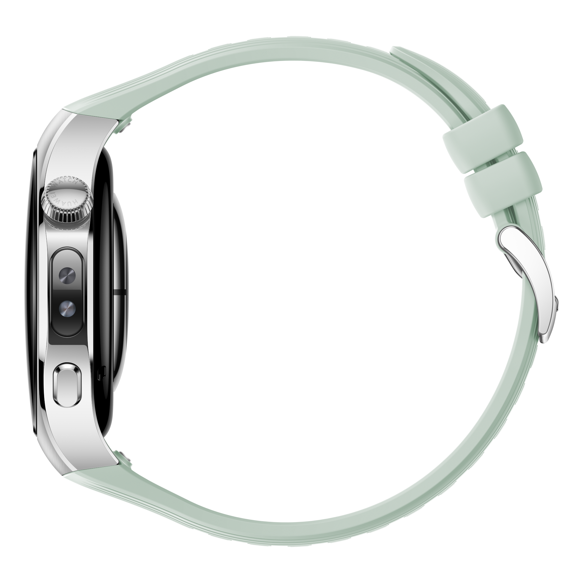 4 huawei watch 5 42mm lte aurora green green fluoroelastomer strap