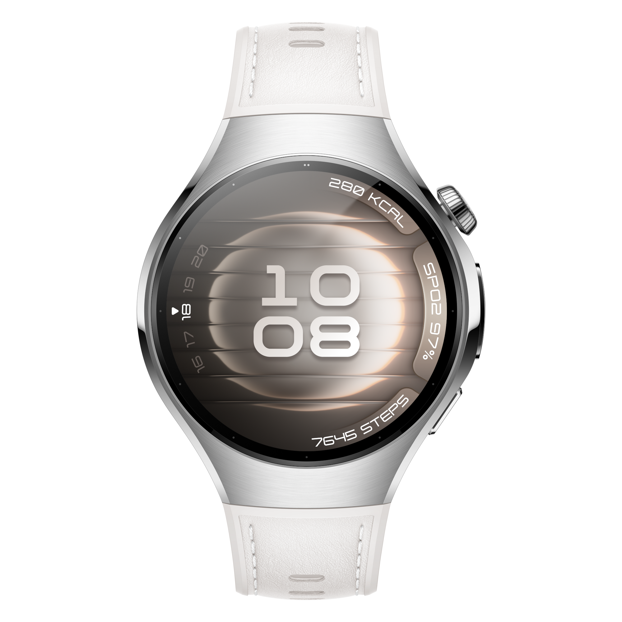 2 huawei watch 5 42mm lte moon white white composite strap