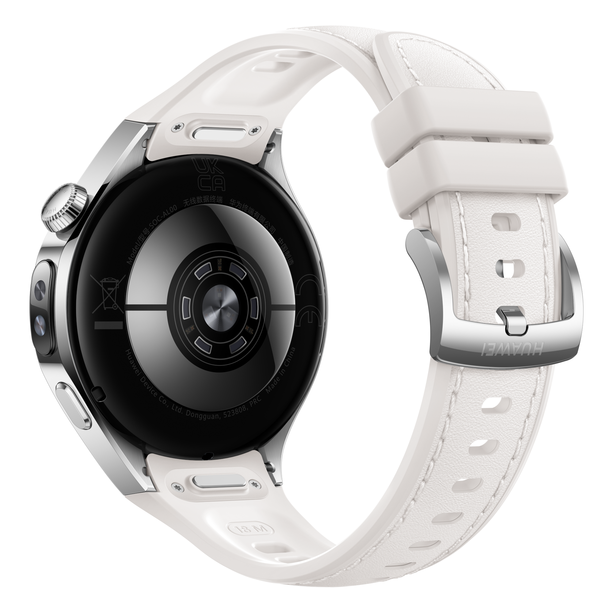 5 huawei watch 5 42mm lte moon white white composite strap