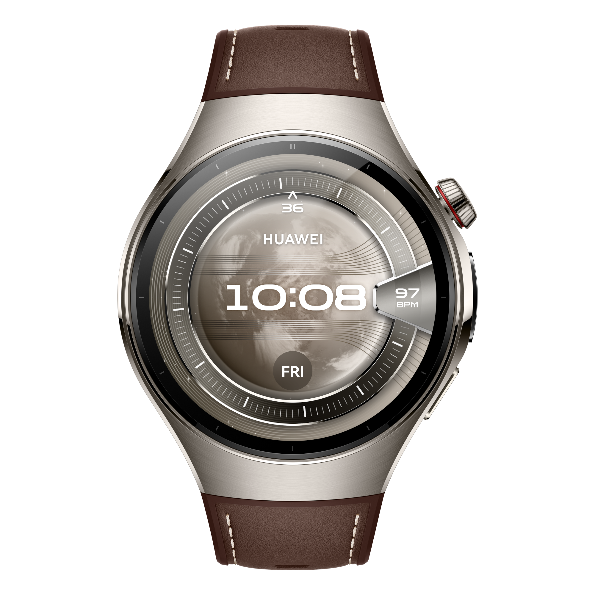 2 huawei watch 5 46mm lte jupiter brown brown composite strap