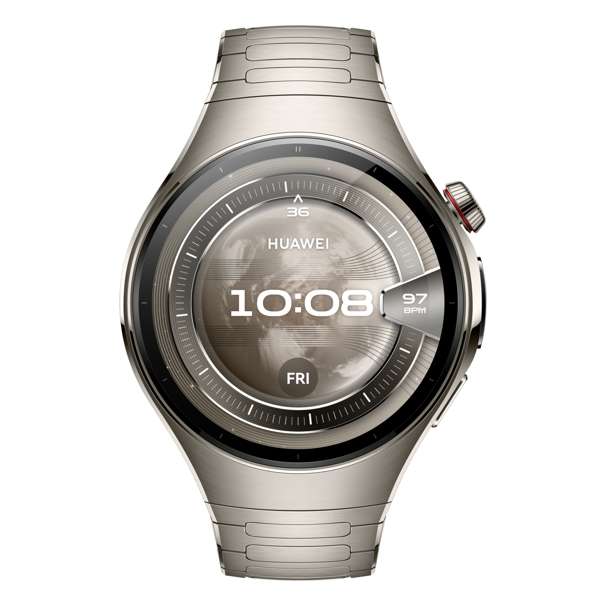 2 huawei watch 5 46mm lte space silver titanium strap