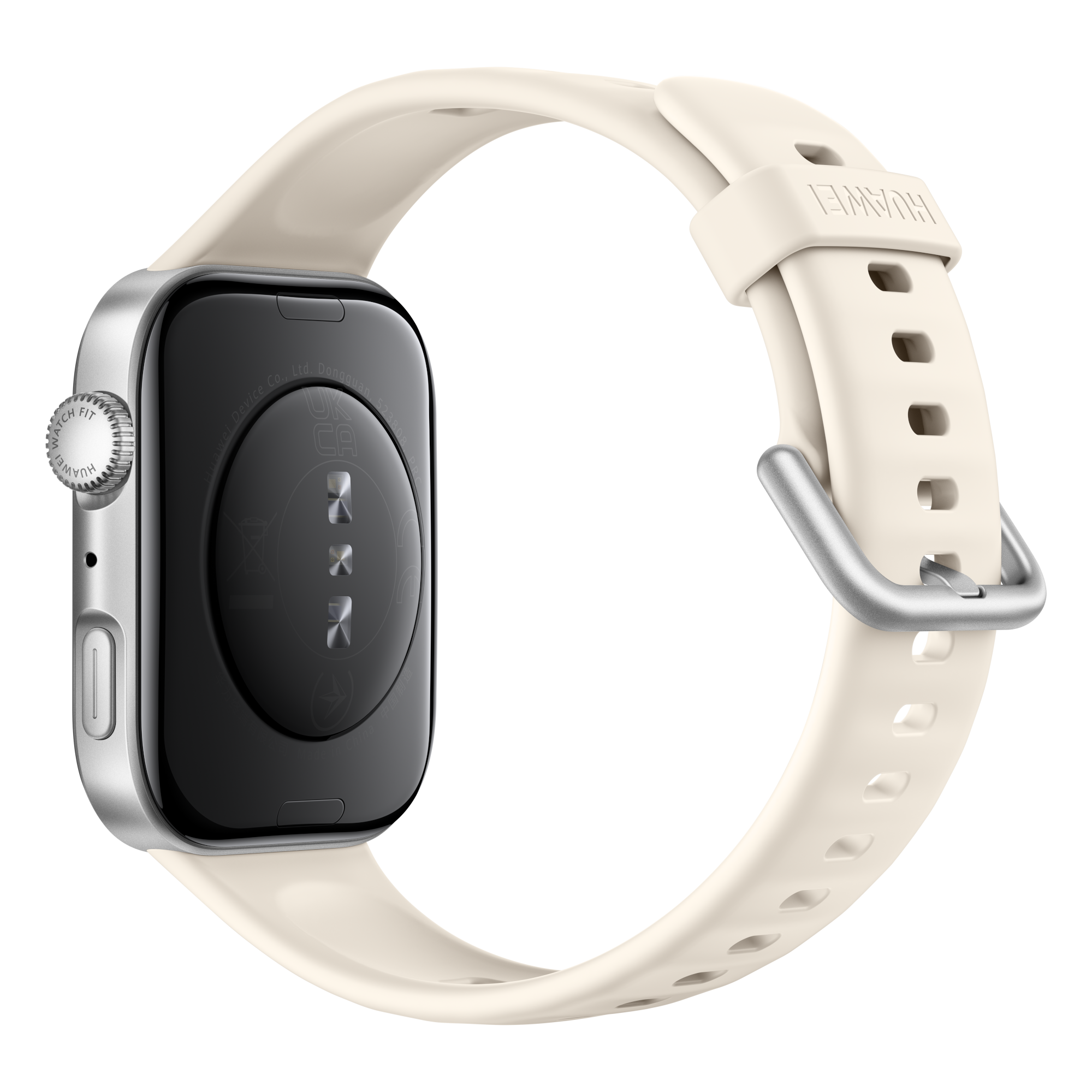 5 huawei fit 4 white white fluoroelastomer strap