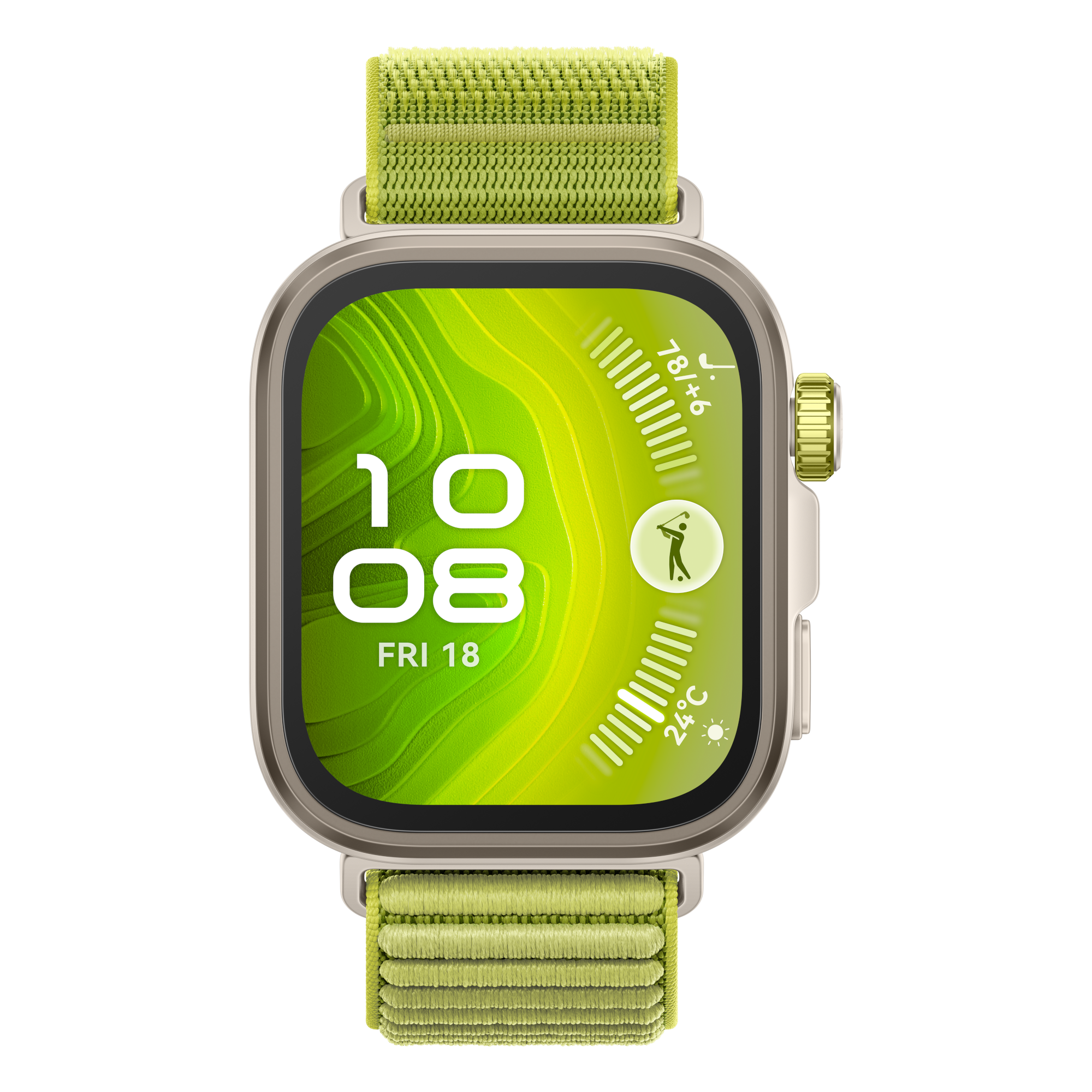 2 huawei fit 4 pro green green nylon strap