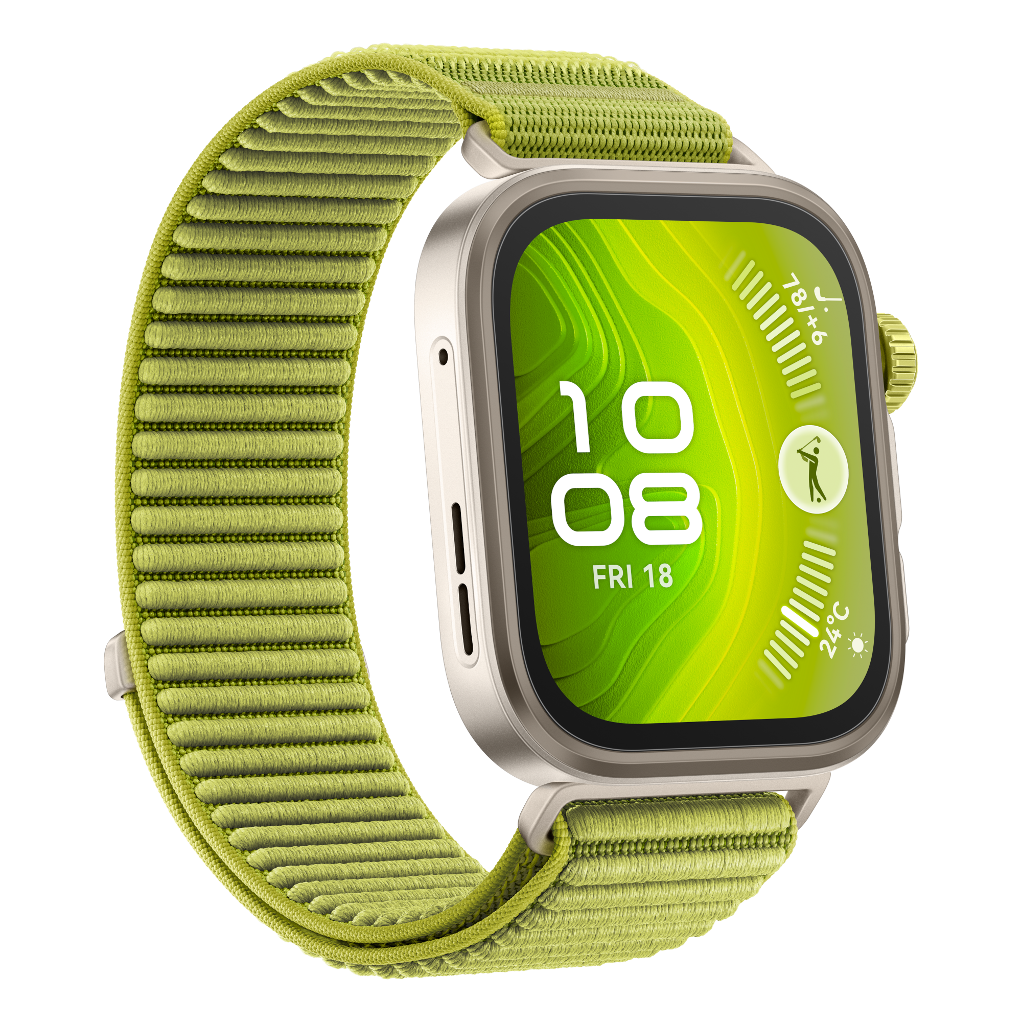 3 huawei fit 4 pro green green nylon strap