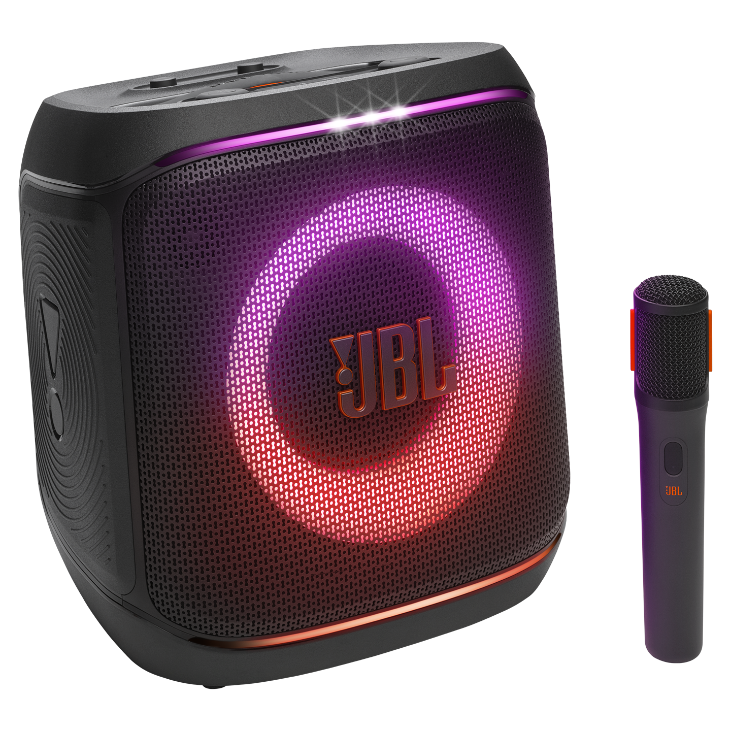 1 jbl partybox encore 2 mic