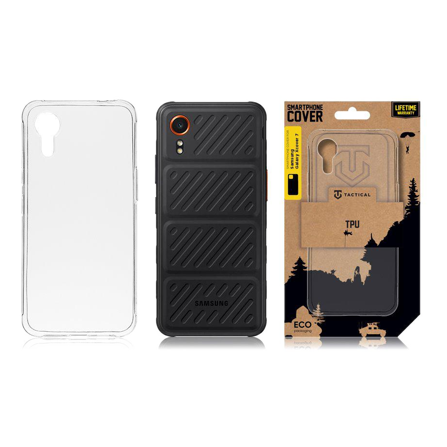 2 samsung galaxy xcover 7 pro tactical tpu transparent
