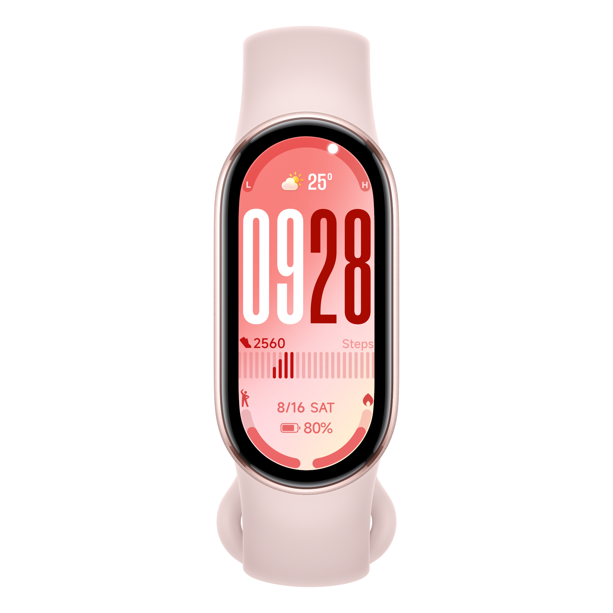 2 xiaomi smart band 10 midnight rose